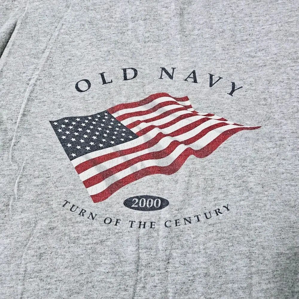 Old Navy Boys Graphic T-Shirt Grey Size XL Cotton Blend Short Sleeve Pullover